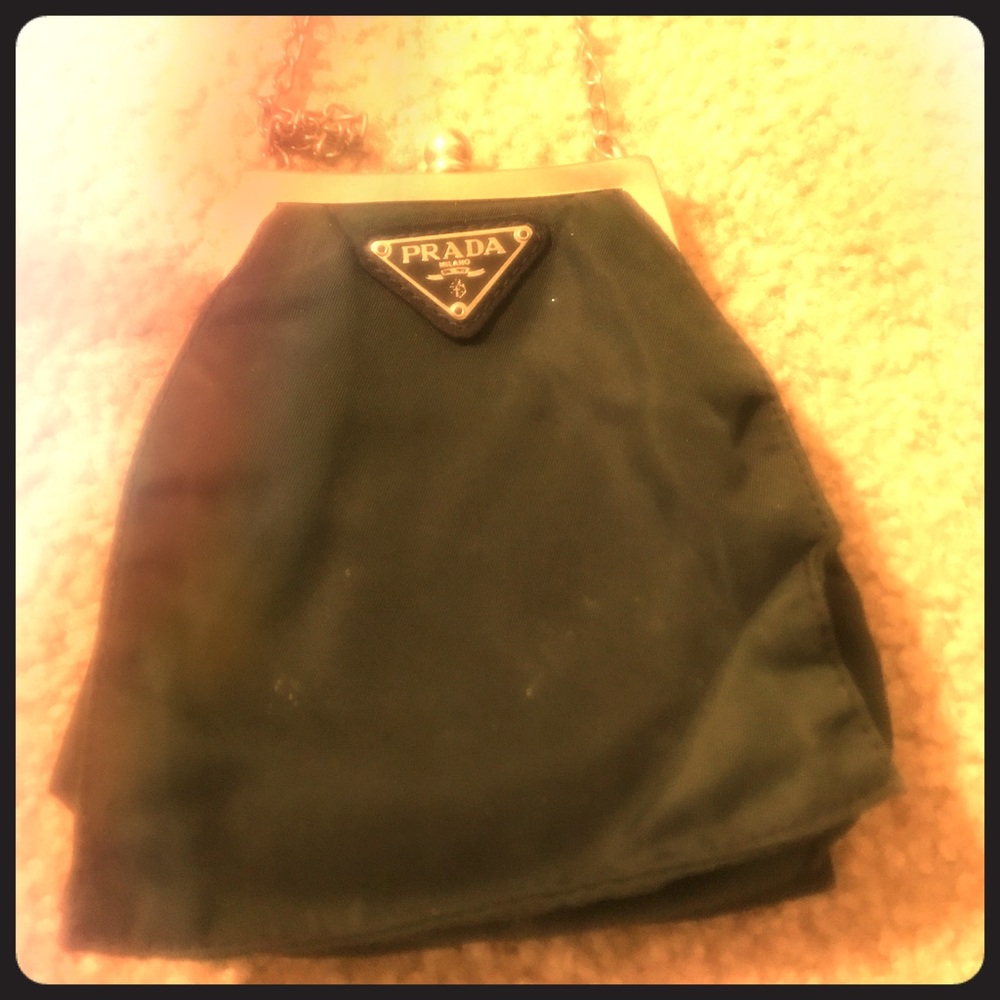 Prada Brown chain strap bag